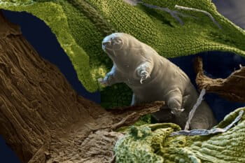 Tardigrada, atau beruang air, mampu bertahan saat kiamat