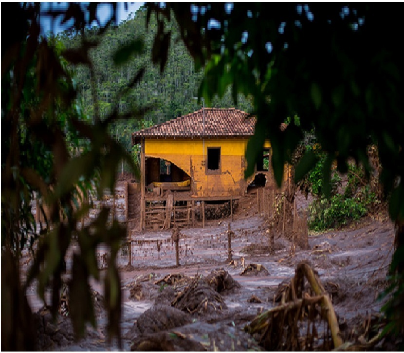Sebuah rumah di DAS Doce di Brazil. Foto : Victor Moriyama / Greenpeace.