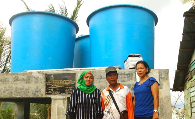 Para ketua pengurus tiga KSM di tiga lokasi Master Meter di Kelurahan Simare-Mare, Sibolga. Foto: Tommy Apriando