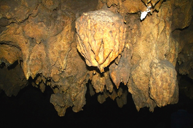 Ornamen indah di dalam goa-goa di Perbukitan karst Gombong. Foto: Tommy Apriando