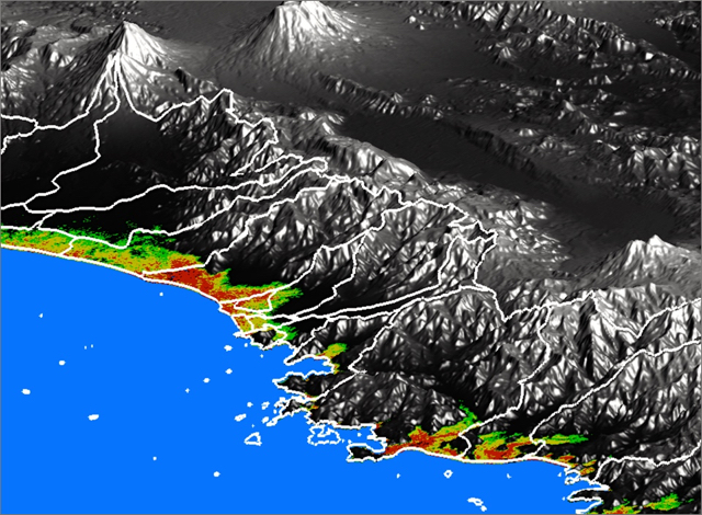 •Kondisi Topografi kota Padang Luas Wilayah : 694,96 km2 + 720 km2 wilayah laut = 1.414,96. Sumber: Forum DAS Kota Padang