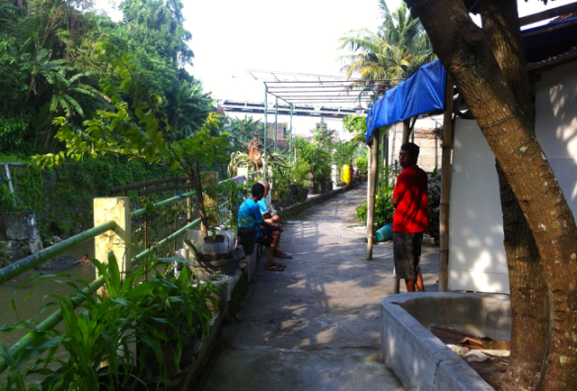 alan tertata rapi di tepian sungai Code di kampung Jetisharjo. Foto: Nuswantoro