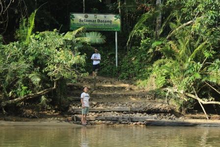 Suasana di Camp Subayang SM Rimbang Baling Sumatera, tempat base camp tim KKL Unas Jakarta. Foto : Unas