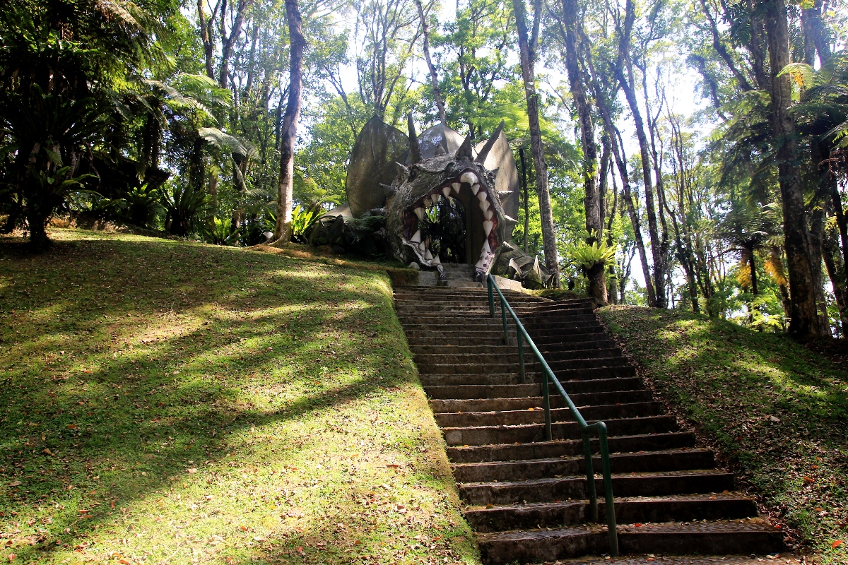 Pintu masuk Taman Chytachea di Kebun Raya Eka Karya, Bedugul, Tabanan, Bali. Foto Anton Muhajir