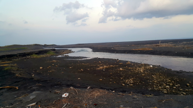 Pasir besi pesisir Lumajang, yang menjadi incaran. Foto: Tommy Apriando