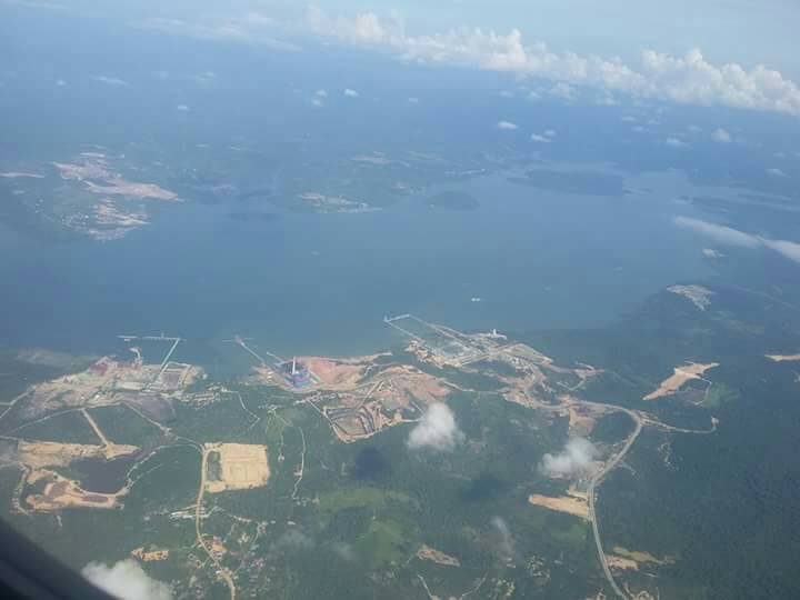 Teluk Balikpapan dilihat dari udara. Foto: Husein/Forum Peduli Teluk Balikpapan