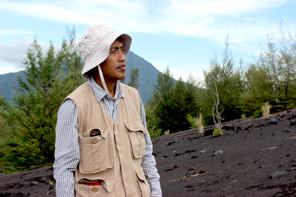 Tukirin Partomiradjo, peneliti Krakatau yang hingga saat ini belum ada penerusnya di Indonesia. Foto: Rahmadi Rahmad