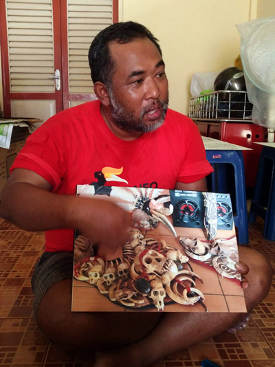 Herfin Yulianto yang bertekad mendirikan Museum Orangutan. Foto: Putri Hadrian