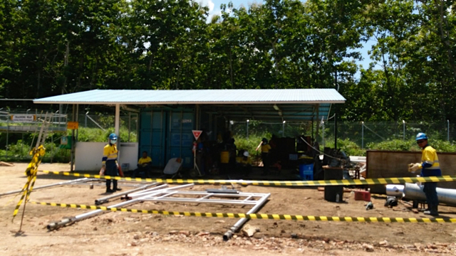 Suasana di PT BSI di lokasi pertambangan. Foto: BaFFEL