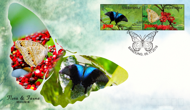 Prangko baru seri flora fauna. Foto: PT Pos Indonesia
