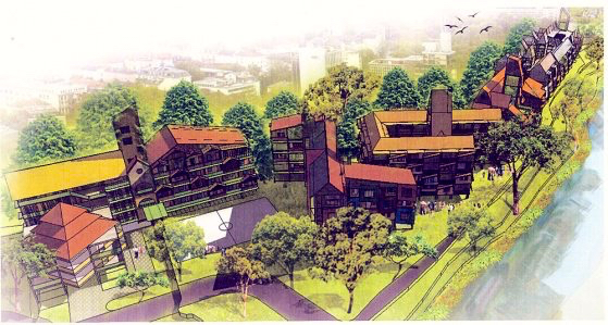 Gambaran kampung susun warga Bukit Duri. Foto: Ciliwung Merdeka