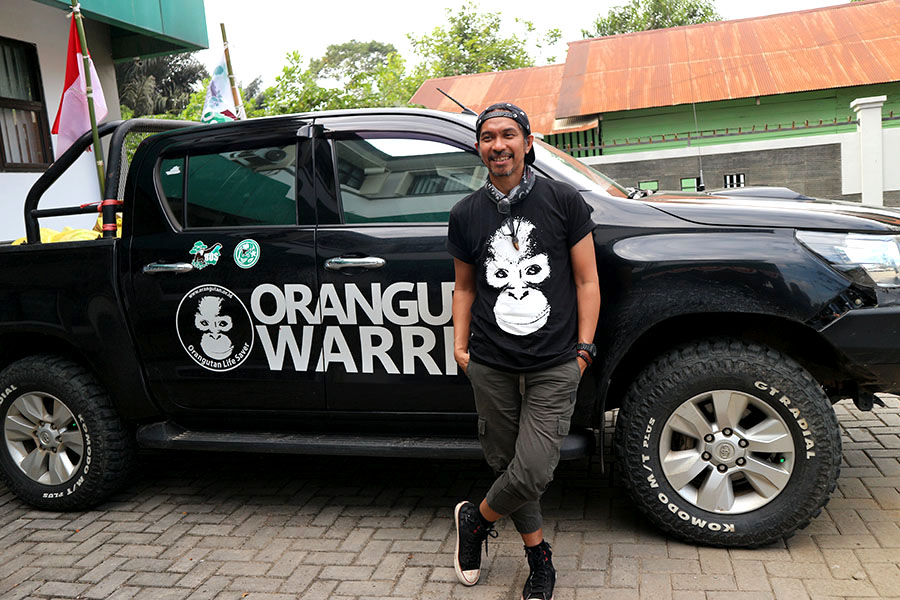 Cerita Seru Ridho Slank yang Ikut Pelepasliaran Orangutan