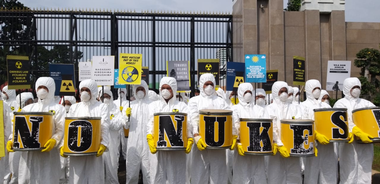 Tolak nuklir. Foto:Sapariah Saturi/ Mongabay Indonesia