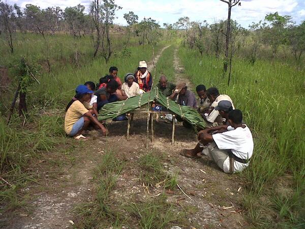 Sebuah sasi di Desa Jelia, Kecamatan Aru Selatan. Foto diambil dari akun Twitter @SaveAruIsland.