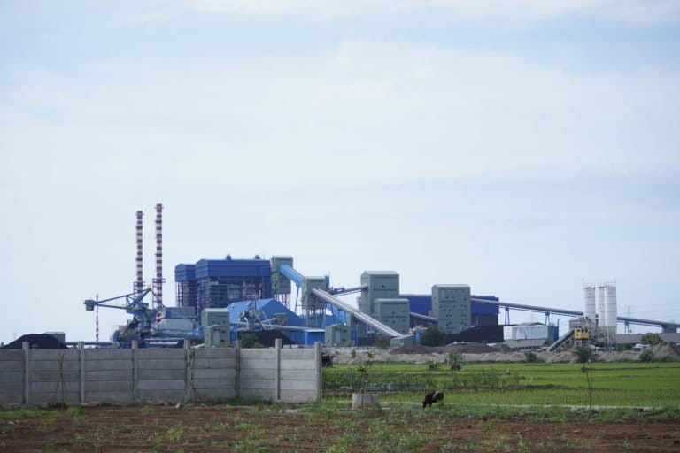 PLTU batubara di Cikarang, Desa Muara Bhakti. Foto: Lusia Arumingtyas/ Mongabay Indinesia