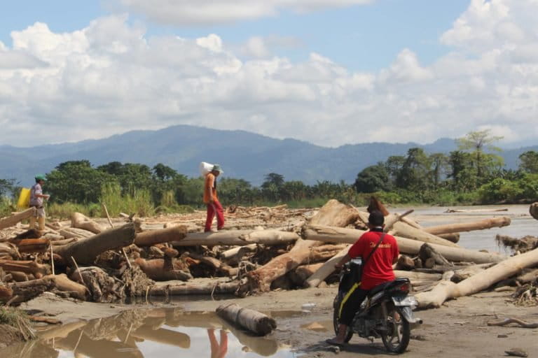 Kondisi di kampung Lara Tua, kecamatan Baebunta Selatan.. Foto: Eko Rusdianto/ Mongabay Indonesia