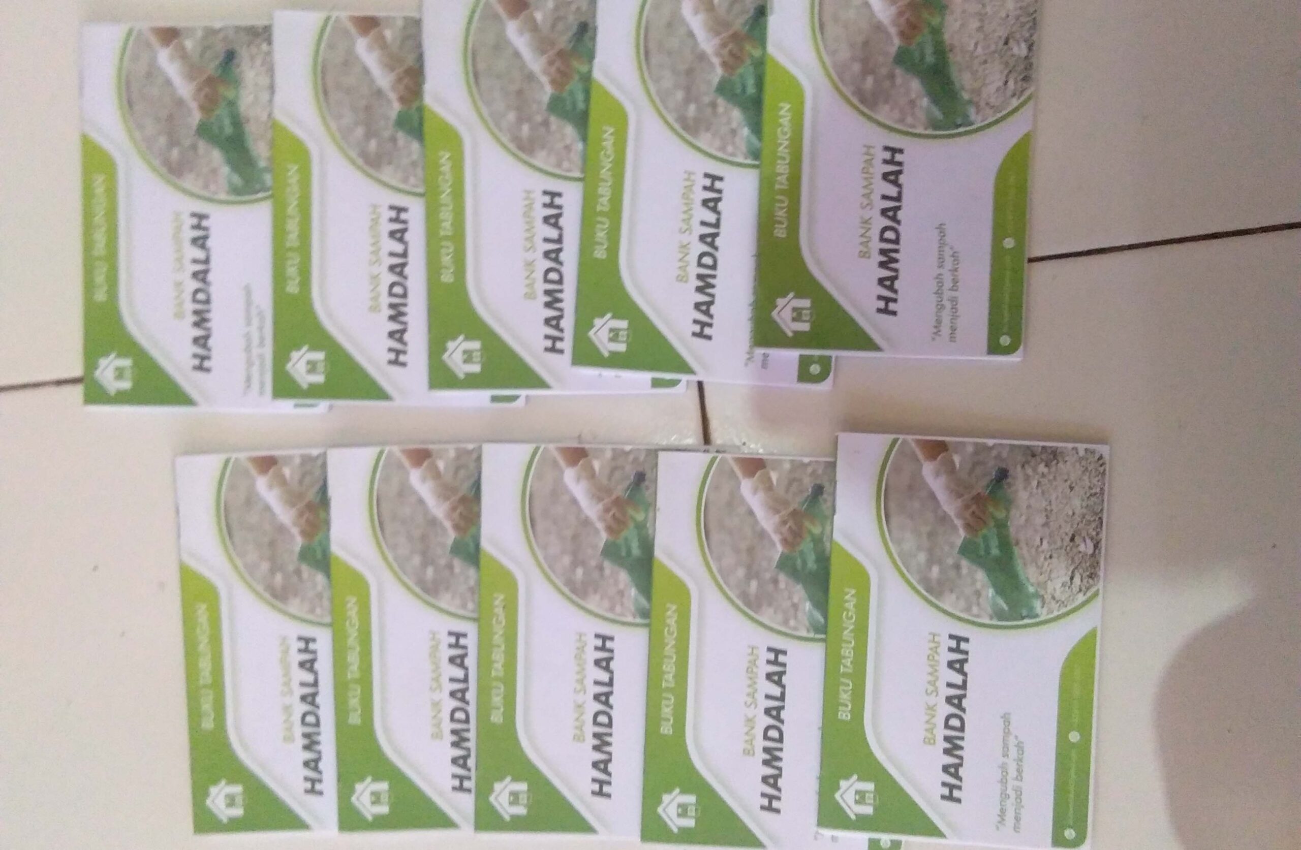 Tabungan Bank Sampah Hamdalah. Foto: Gafur Abdullah/ Mongabay Indonesia