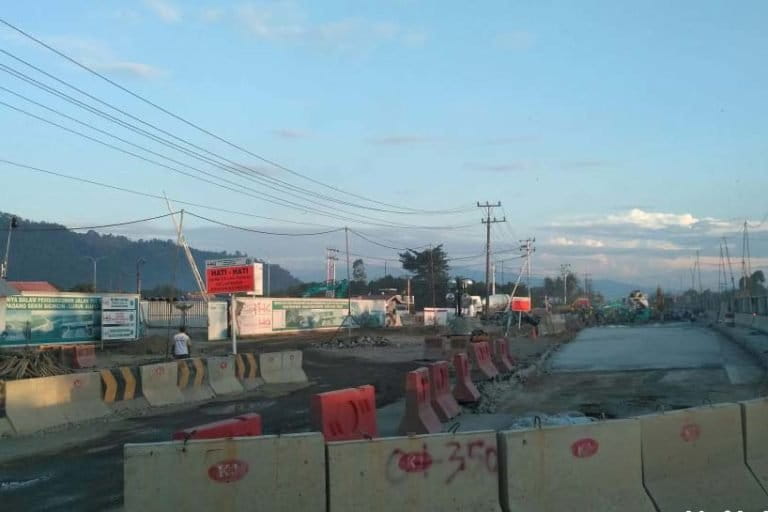 Penampakan ruas Tol Pekanbaru-Padang. Foto: Walhi Sumbar