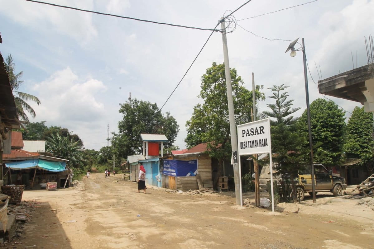 Kondisi perkampungan warga. Foto: Fami/ Mongabay Indonesia