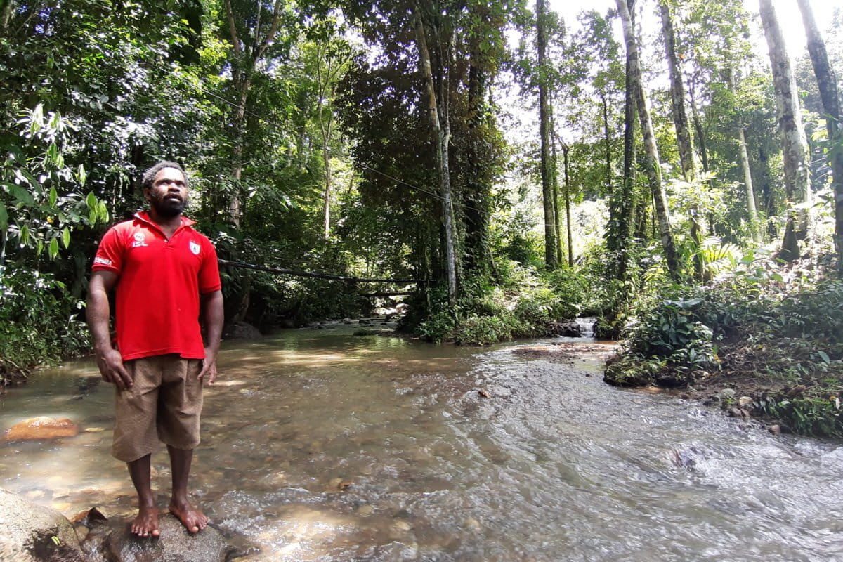 Sungai Kalawagan, salah satu hulu sungai yang menjadi sumber listrik Suku Moi Kelim.Foto: Lusia Arumingtyas/ Mongabay Indonesia