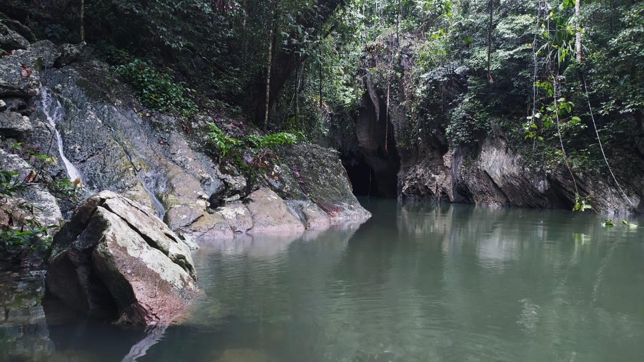  Pintu masuk Goa Boki Maruru. Foto: Adlu Fikri.