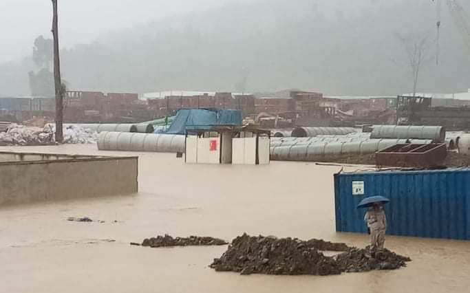 Banjir di PT IWIP tahun lalu. Foto: M Ichi/ Mongabay Indonesia