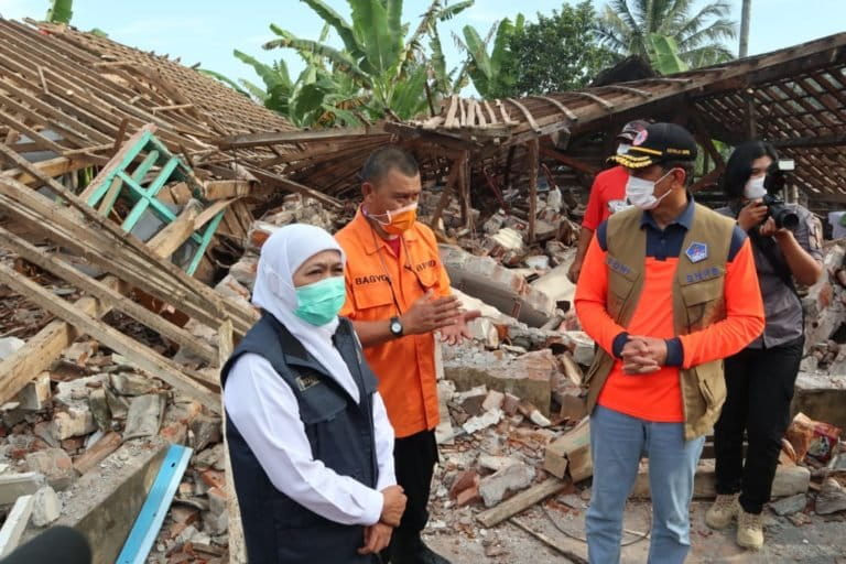 Kerusakan rumah dampak siklon Seroja di NTT. Foto: BNPB