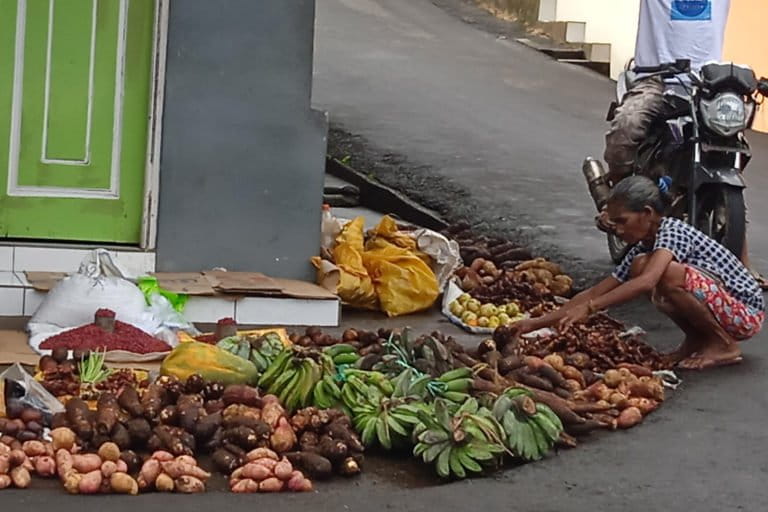 Beragam sumber pangan hasil panen Orang Tobaru. Foto: M Ichi/ Mongabay Indonesia