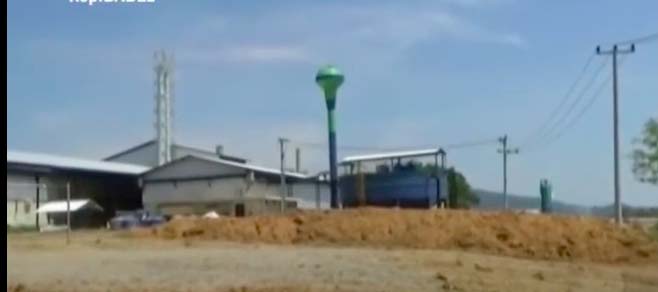 Pabrik tapioka di Bangka.