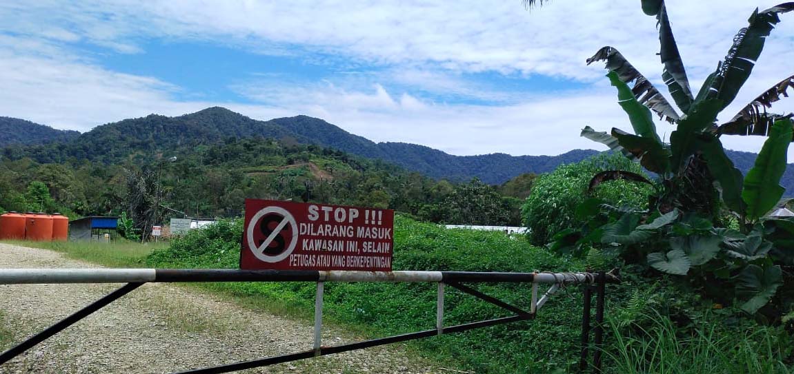 Lok ini yang akan jadi gudang bahan peledak. Foto: Ayat s Karokaro/ Mongabay Indonesia
