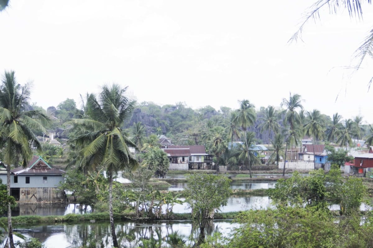 Desa Salenrang masuk Kecamatan Bontoa, Maros. Wilayah ini biasa dikabarkan alami kekeringan saat kemarau. Warga kekurangan air dan hanya menggunakan air seadanya dari sumur keruh. Kini, Salenrang mulai mau keluar dari stigma itu.Foto: Eko Rusdianto/ Mongabay Indonesia