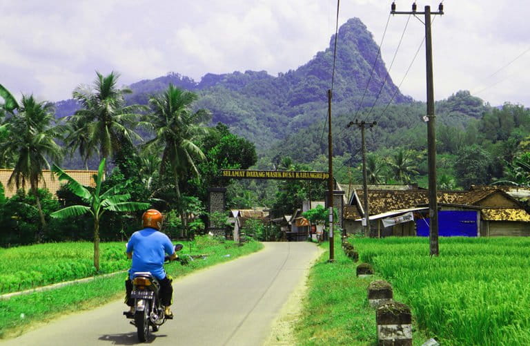 Lahan pertanian nan subur, karst yang menyediakan simpanan air, terancam kalau tambang emas Trenggalek, beroperasi. Foto: A.Asnawi/ Mongabay Indonesia