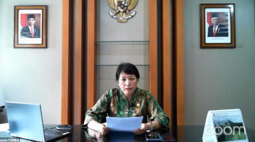 Andiani, Kepala Pusat Vulkanologi dan Mitigasi Bencana Geologi (PVMBG). Foto: Eko Widianto/ Mongabay Indonesia