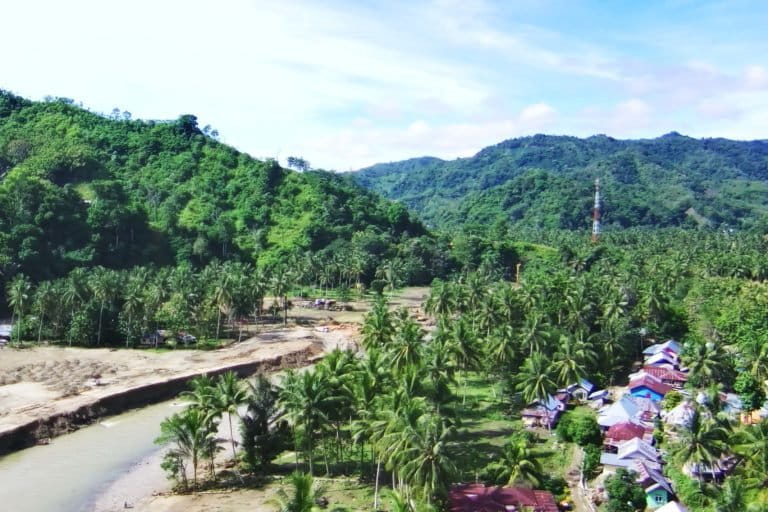 Desa yang nanti akan ditenggelamkan untuk bendungan di Gorontalo. Foto: Sarjan Lahay/ Mongabay Indonesia