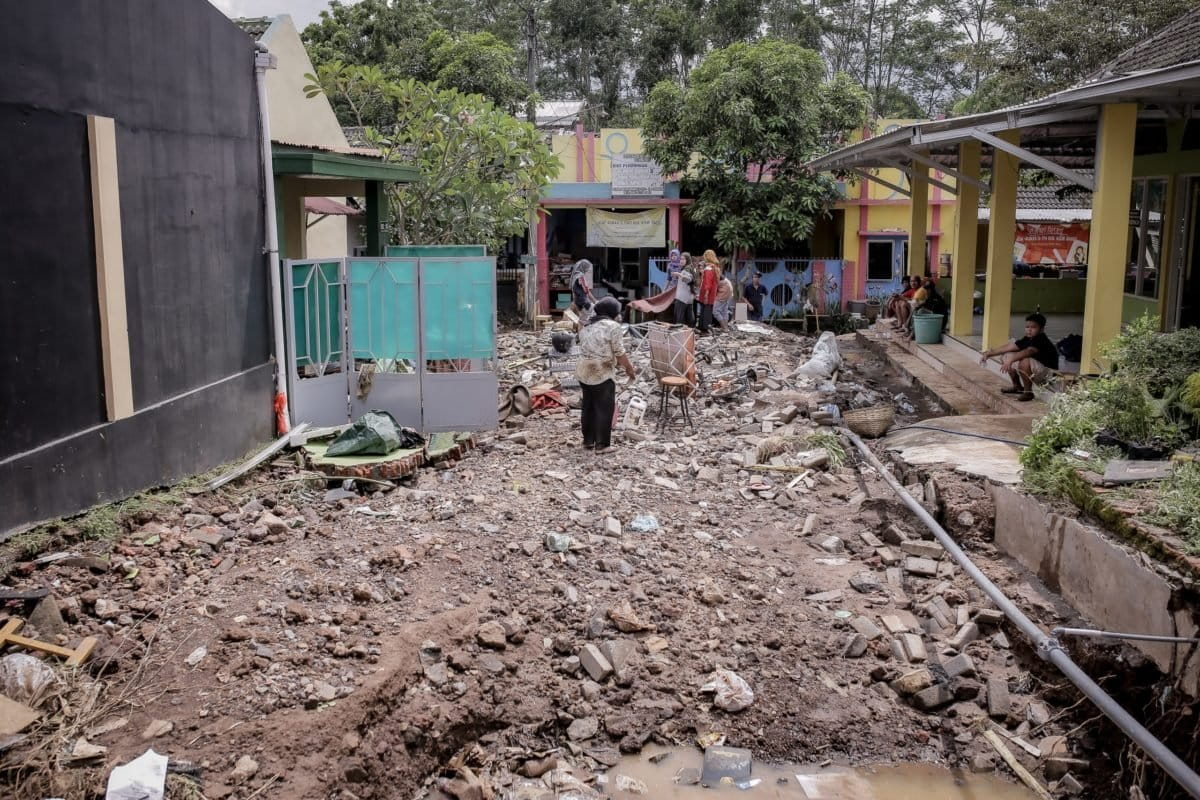 Kondisi usai banjir bandang di Jember. Foto: Pemkab Jember
