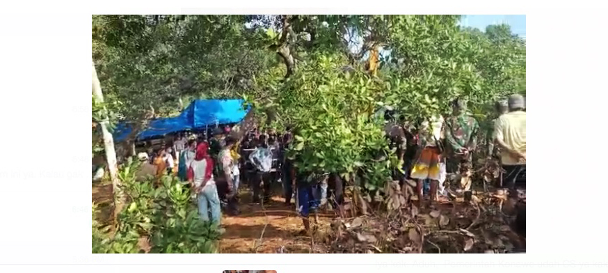 Konflik lahan di Wawonii, kala kebun-kebun warga oleh pemerintah dimasukkan dalam izin perusahaan tambang. Foto: dokumen warga
