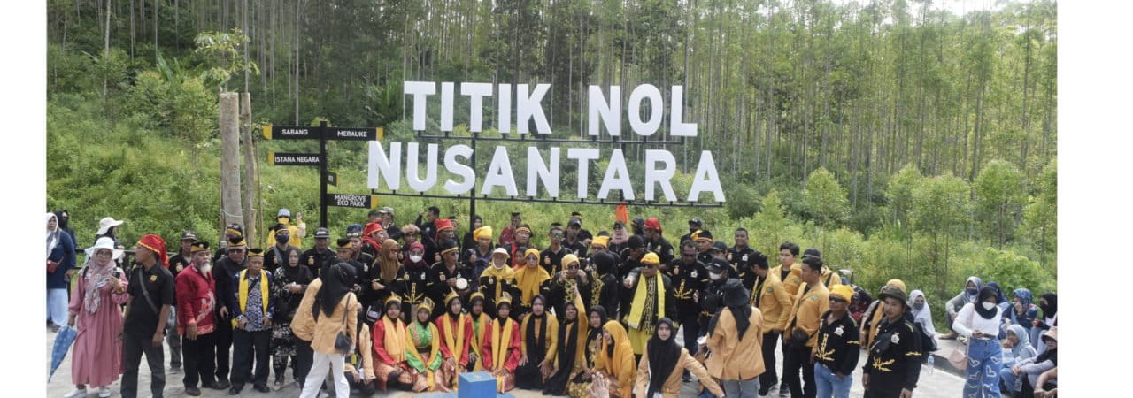 Titik Nol di IKN Nusantara. Foto: Richaldo Hariandja/ Mongabay Indonesia