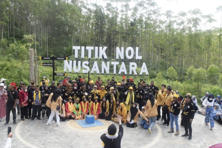 Titik Nol di IKN Nusantara. Foto: Richaldo Hariandja/ Mongabay Indonesia