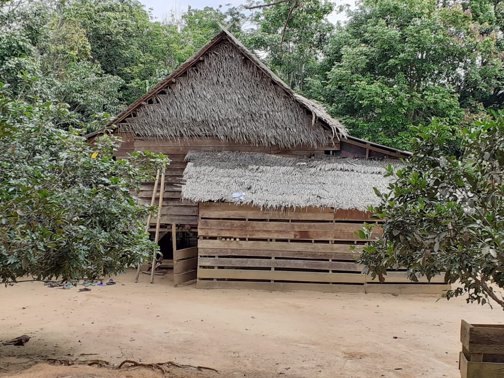 Rumah orng Talang Durian Cacar . Foto: Suryadi/ Mongabay Indonesia