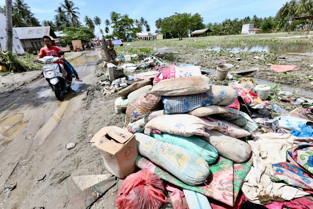 Dampak banjir bandang di parigi Moutong. Foto: BNPB