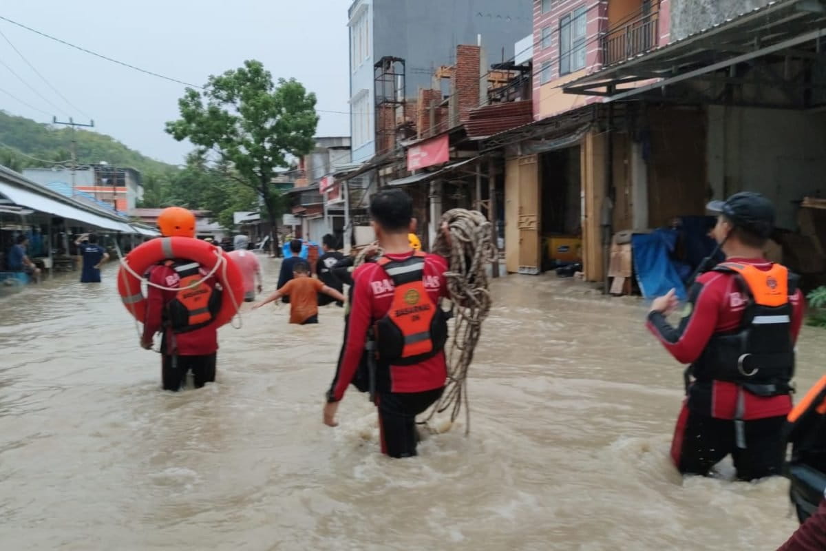 Banjir di Majene, penghujung Oktober 2022. Foto: BNPB