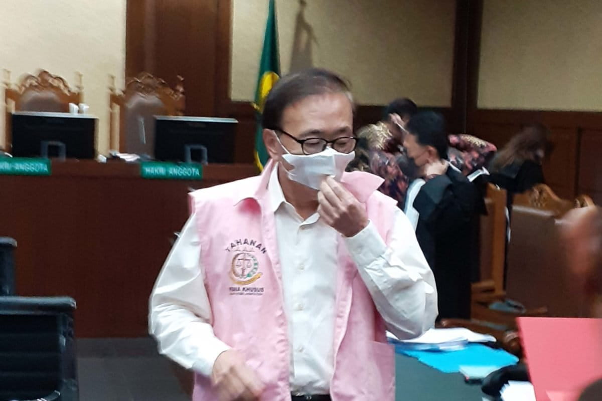 Surya Darmadi di persidangan. Foto: Suryadi/ Mongabay Indonesia