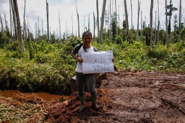 Dukungan masyarakat untuk penyelamatan Rawa Tripa. Foto: Junaidi Hanafiah/ Mongabay Indonesia