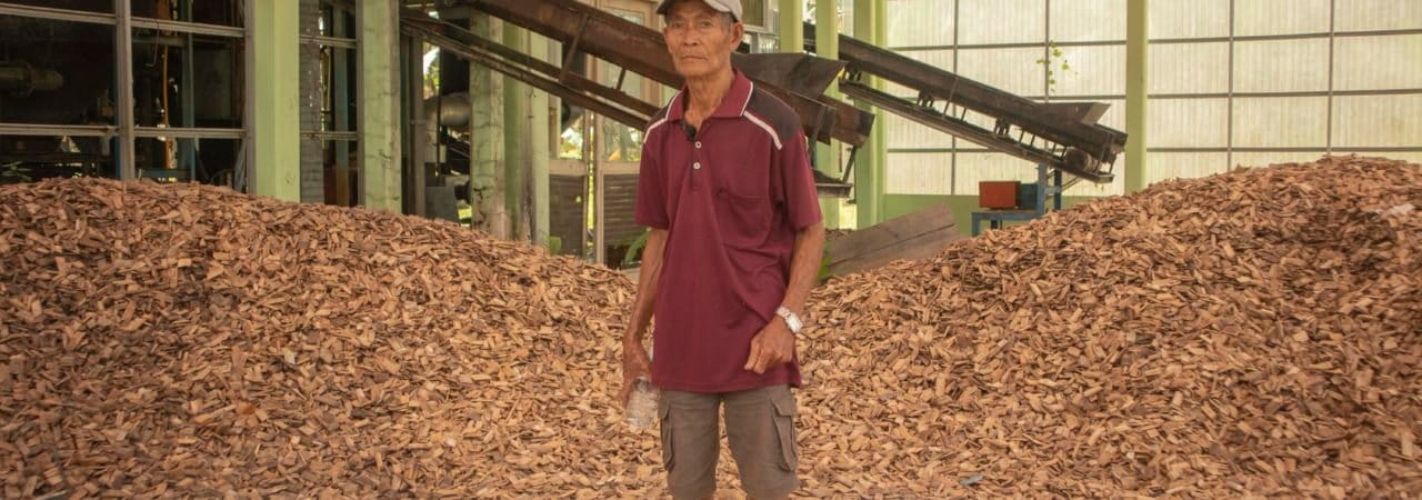 malaikat di Pembangkit biomassa Madobag. Foto: Jaka HB/ Mongabay Indonesia