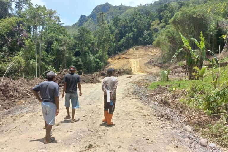Masyarakat adat datangi lokasi hutan adat yang telah digusur PT GMI (5).jpg ATTACHMENT DETAILS