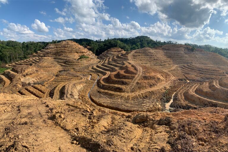 Kabun petani di Desa Muara Kilis tergusur. Foto: Teguh Suprayitno/Mongabay Indonesia