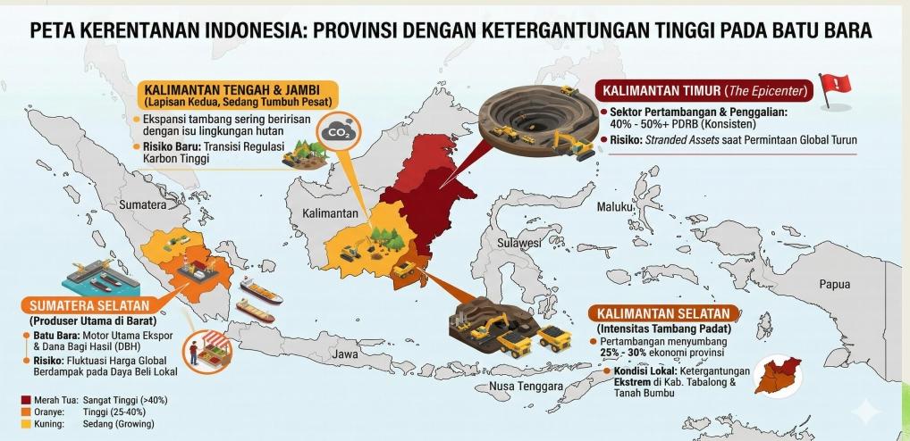 Daerah Penghasil Batubara Mesti Lakukan Diversifikasi Sumber Ekonomi